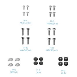 TOOQ Soporte suelo ruedas "COLOSO" 37-100"