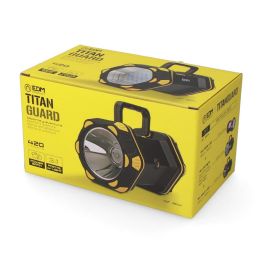 Edm Linterna de mano Titan Guard Recargable 3 puntos de luz