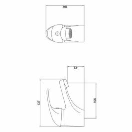 Edouard Rousseau Grifo Mezclador de Lavabo Belfort - Cromado - Cartucho Cerámico Ø 40 mm - Ahorro de Agua - Mango Metal - Latón - Garantía 5 Años