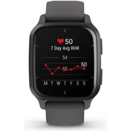 Garmin Connected Watch Venu SQ 2 Gray con pulsera negra Precio: 226.50000043. SKU: S7606443