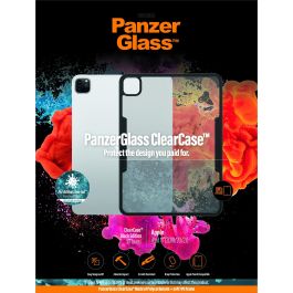 PanzerGlass ClearCase Funda para Apple iPad Pro 11" (2018-2024) Negro, Resistente a golpes y arañazos, Antibacteriano