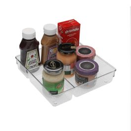 Organizador para Cubiertos Versa Transparente Plástico 23,2 X 5,6 X 23,2 CM Organizador para Cubiertos Versa Transparente Plástico 23,2 X 5,6 X 23,2 CM