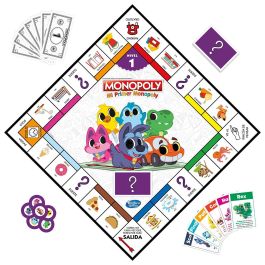 Hasbro Gaming Mi Primer Monopoly F4436 Juego de Mesa Infantil Aprende Jugando +4 años Español