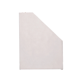 Liderpapel ECOUSE Revistero de Cartón 100% Reciclado Blanco 256x100x335 mm