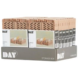 Day Juego de 2 Cajas Plegables 17x12,5 cm Color Arena Natural