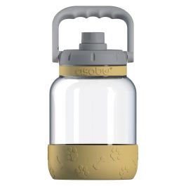 Asobu The Barkley - Botella Tritan de 1.5 litros con recipiente para perros, color amarillo mostaza, sin BPA Precio: 37.50000056. SKU: B12WBT39AZ