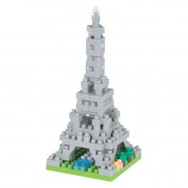 Bandai NB057 Nanoblock Torre Eiffel, Kit de Construcción 'Hazlo tú mismo' de 500 Piezas, Juego de Habilidad a partir de 8 Años