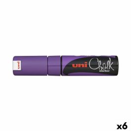 Rotuladores de tiza líquida Uni-Ball PWE-8K Violeta (6 Piezas) Precio: 27.89000027. SKU: S8418884