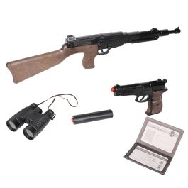 Gonher Agente Secreto 8 Tiros 239/6 Metralleta y Pistola de Metal con Accesorios para Niños