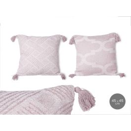 Cojin Jacquard Gris 45X45 Cm Surtidos Giftdecor (12 Unidades)