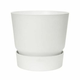 Maceta redonda ELHO Greenville 25 - Exterior - Ø 24.48 x H 23.31 cm - Blanco Precio: 25.4999998. SKU: S7148983