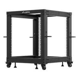 Lanberg OR01-6112-B Armario Rack Independiente 12U Negro, Carga 600 kg, con Ruedas Lanberg OR01-6112-B Armario Rack Independiente 12U Negro, Carga 600 kg, con Ruedas