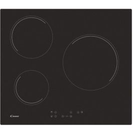 CANDY CH63CT - Placa vitrocerámica - 5500W - 3 fuegos - Negro CANDY CH63CT - Placa vitrocerámica - 5500W - 3 fuegos - Negro