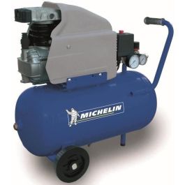 Compresor MICHELIN MB24 con tanque 24 litros 2 CV 8 bares + kit de inflado Compresor MICHELIN MB24 con tanque 24 litros 2 CV 8 bares + kit de inflado