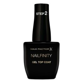 Max Factor NAILFINITY #100-the finale Top Coat Esmalte Uñas Brillo Gel Larga Duración Vitamina E sin Luz UV 12 ml