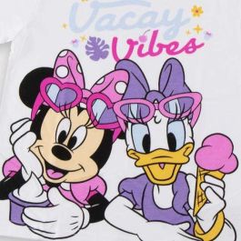 Cerdá Camiseta Corta Minnie para Niña de 6 Años - Modelos Surtidos Blanco