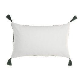 DKD Home Decor Cojín Boho Marrón Verde Algodón Poliéster 50 x 30 cm (2 Unidades)