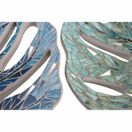 Centro Mesa Balines DKD Home Decor Verde Azul 36 x 9 x 45 cm (2 Unidades) Centro Mesa Balines DKD Home Decor Verde Azul 36 x 9 x 45 cm (2 Unidades)