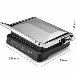 Little Balance 8734 Parrilla para Carne con 2000 W de Potencia y 6 Posiciones de Temperatura, Color Aluminio y Negro Little Balance 8734 Parrilla para Carne con 2000 W de Potencia y 6 Posiciones de Temperatura, Color Aluminio y Negro