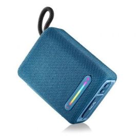 NGS Roller Furia 1 Altavoz Bluetooth 15W 2.0 Azul IPX6 TWS USB Carga Rápida Correa Transporte
