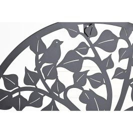 Decoracion Pared Tradicional DKD Home Decor Negro Blanco 1 x 40 x 40 cm (2 Unidades)
