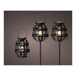 Lumineo Set 3 Luces Solares de Jardín Vintage ø14x80cm y ø14x18,5cm