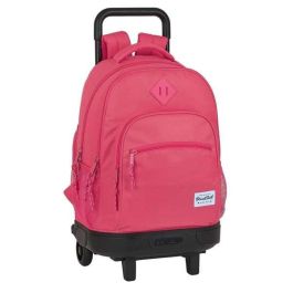 Mochila Escolar con Ruedas Compact BlackFit8 M918 Rosa (33 x 45 x 22 cm)