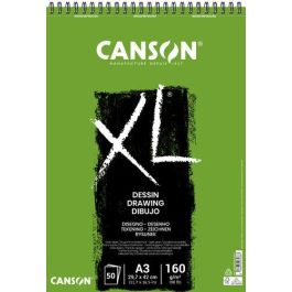Canson Bloc Dibujo XL Dessin DIN A3 Liso Microperforado Espiral 29,7x42 cm 50 Hojas 160 gr/m2 Precio: 11.6900004. SKU: B19X2SX68C