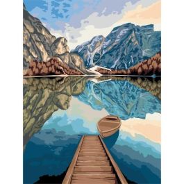 Ravensburger 23612 - CreArt Gran Formato 30x40 cm - Vistas al lago - Pintar por Números para Niños 12+ Años