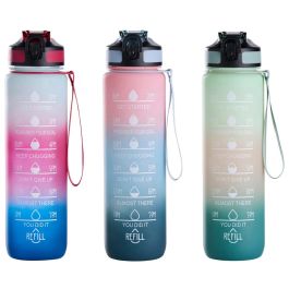 Day Botella Motivacional 900 Ml Con Marcador De Tiempo Ideal Para Hidratacion Diaria