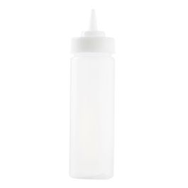 TABLECRAFT - 11253C-12/6 - Pack de 6 unidades - Botella exprimible con boca de 53 mm 355 ml - 6 x 6 x 21,9 cm - Blanco translúcido Precio: 19.79000012. SKU: B183SBLVFA