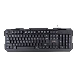 Teclado gaming qwerty luz rgb no fear