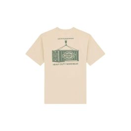 Camiseta de Manga Corta Hombre Dickies Apison Ss Beige 6-7 Años