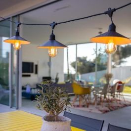Guirnalda de luz solar para exterior - LUMISKY - VINTY LIGHT SOLAR - 6 m - 10 bombillas de filamento - LED blanco cálido Guirnalda de luz solar para exterior - LUMISKY - VINTY LIGHT SOLAR - 6 m - 10 bombillas de filamento - LED blanco cálido