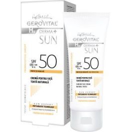 Gerovital Crema Solar Facial SPF50 Tono Natural, Protección UVA/UVB/VL/IR y Defensa Piel, 50ml Precio: 27.98999951. SKU: B1BYNTRWDJ