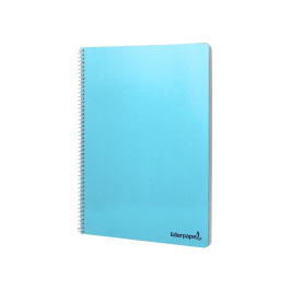 Liderpapel Cuaderno Espiral Folio Tapa Blanda 80 Hojas 60gr Rayado Nº46 Colores Surtidos
