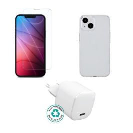 eSTUFF Kit iPhone 14 Pro con Cargador, Funda, Cristal Protector. Incluye referencias ES637028-BULK, ES67100039-BULK, ES501360. Precio: 28.9500002. SKU: B18T4DPZRV