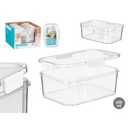Fiambrera Rectangular Hermetica Blanca 650Ml Leknes 18X7CM (24 Unidades) Precio: 48.68999949. SKU: B1ANKJK5SG