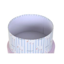 Caja Baby DKD Home Decor Rosa Azul 37.5 x 18 x 37.5 cm Set de 10 Caja Baby DKD Home Decor Rosa Azul 37.5 x 18 x 37.5 cm Set de 10