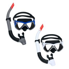 Gafas de Buceo con Tubo Bestway Blanco Gris Adulto (1 unidad) Precio: 41.50000041. SKU: B12EN7FFNA
