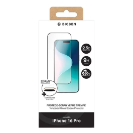 BBC Vidrio templado SmartFrame para iPhone 17 / iPhone 16 Pro - 2.5D - Ref. BIG1736525104697