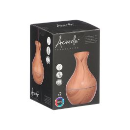 Acorde Humidificador Abombado Electrico 10x15x10cm Plastico Madera USB (Set de 12)