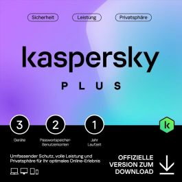 Kaspersky Plus – 3 Device. 1 Year – ESD-DownloadESD Precio: 39.49999988. SKU: B1ES2CJ5RT