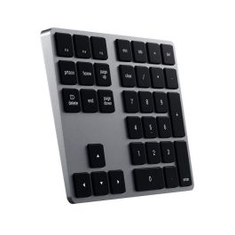 Satechi Teclado Numérico Extendido Bluetooth USB-C Space Gray con Teclas de Acceso Directo macOS y Teclado Numérico