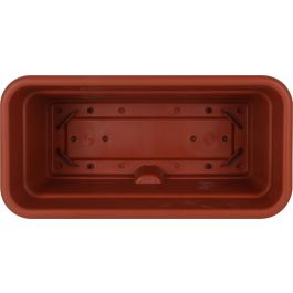 Jardinera con plato Squares 40x20 cm - Dem (12 Unidades) Jardinera con plato Squares 40x20 cm - Dem (12 Unidades)