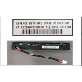 Hewlett Packard Enterprise Batería mejorada 96W 3.7V recargable para servidores HPE DL/ML/SL Gen9 con MegaCell FBWC