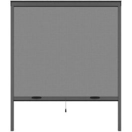 Mosquitera para ventana L125 x H145 cm en aluminio gris antracita - Cortable en ancho y alto Precio: 45.50000026. SKU: B16NRMGLV8