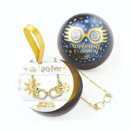 THE CARAT SHOP Colgante Gafas Luna Lovegood + Bola de Navidad Harry Potter - Aleación de cinc, para adorno o recuerdo