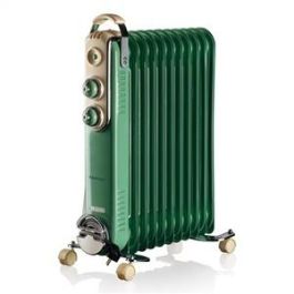 Ariete 839/14 Radiador de Aceite Vintage 11 Elementos, Verde, 3 Niveles de Potencia, Ruedas 360° Precio: 101.50000058. SKU: B14NEC34F6