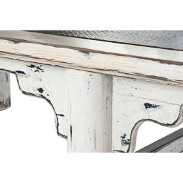 DKD Home Decor Mesa Centro Item Home Blanco Marron 167 x 90 x 50 cm